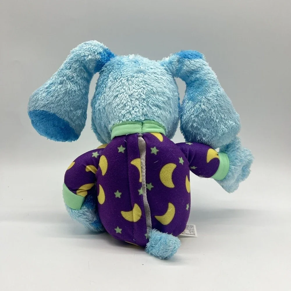 Blues Clues Fisher Price Bedtime Blue Talking Singing Glowing Plush Dog 04' Read